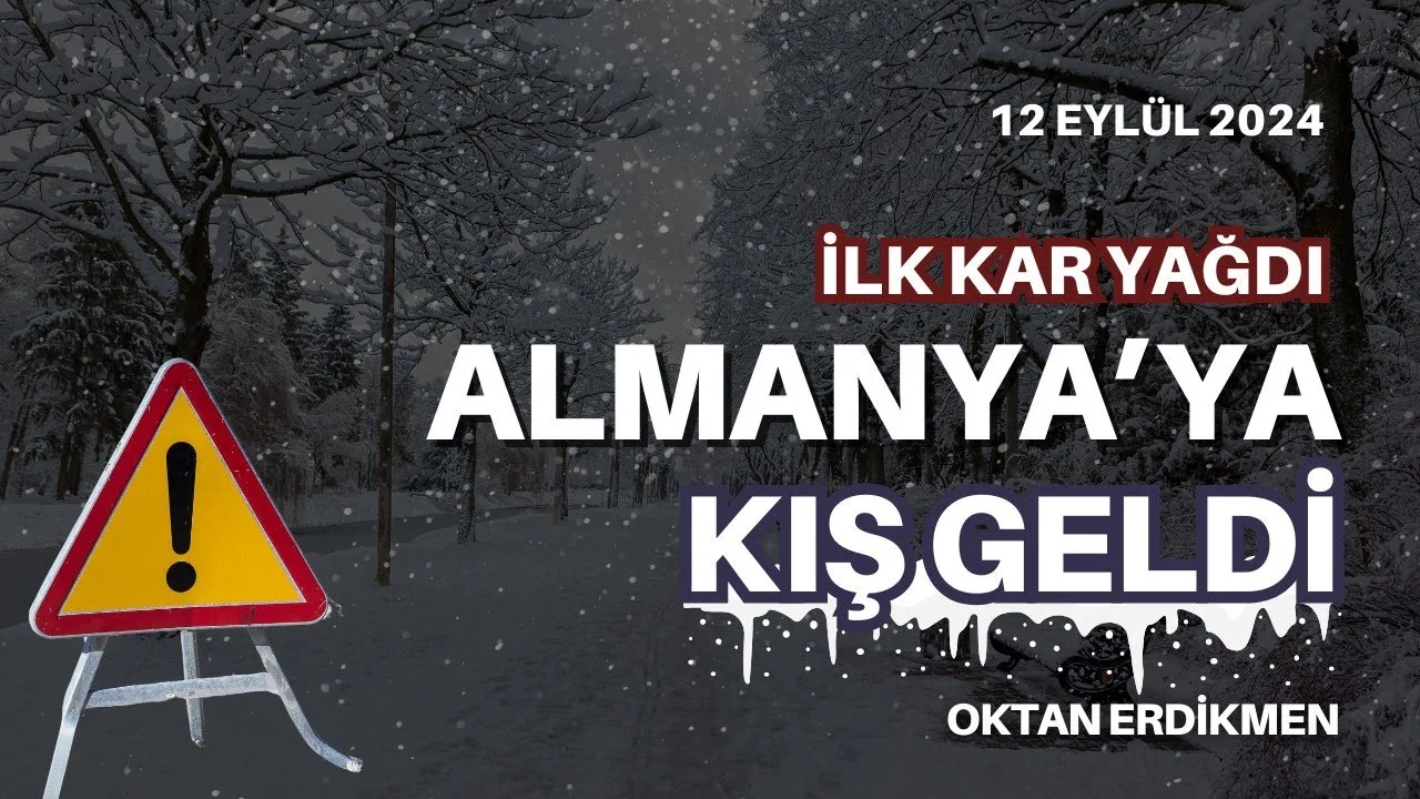 Almanya’ya kış geldi: İlk kar yağdı