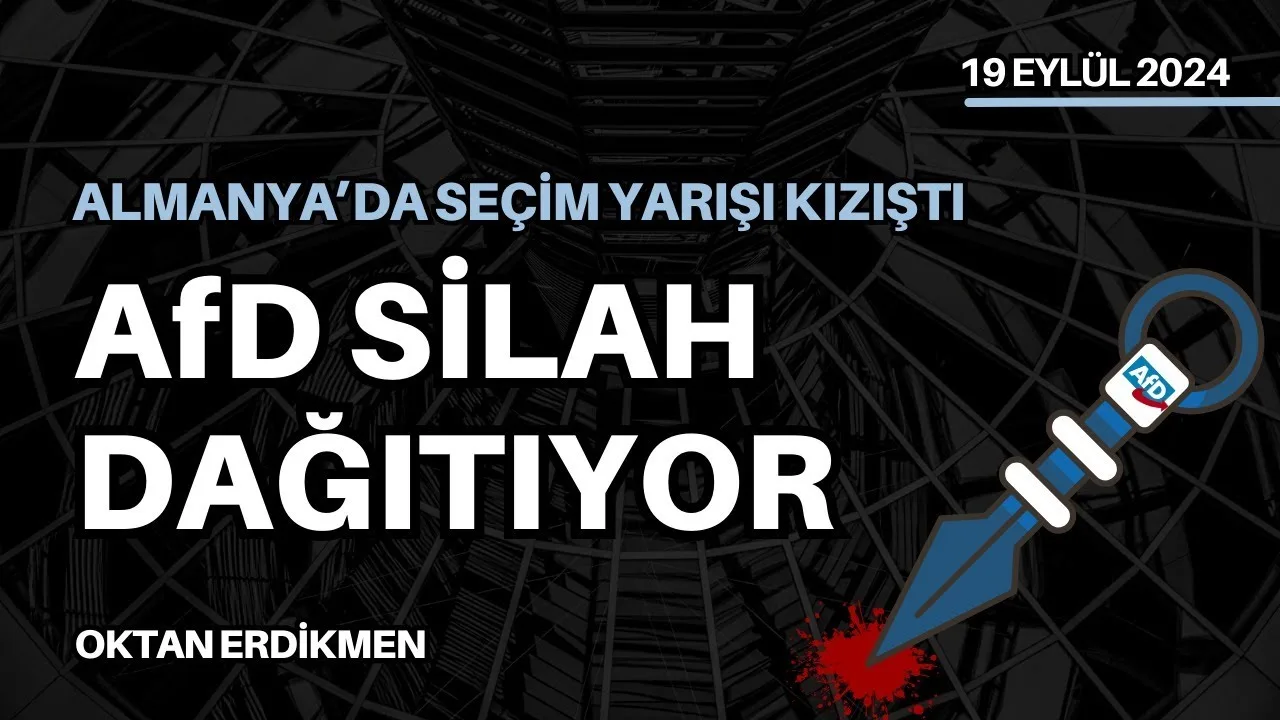 AfD promosyon olarak silah dağıtıyor