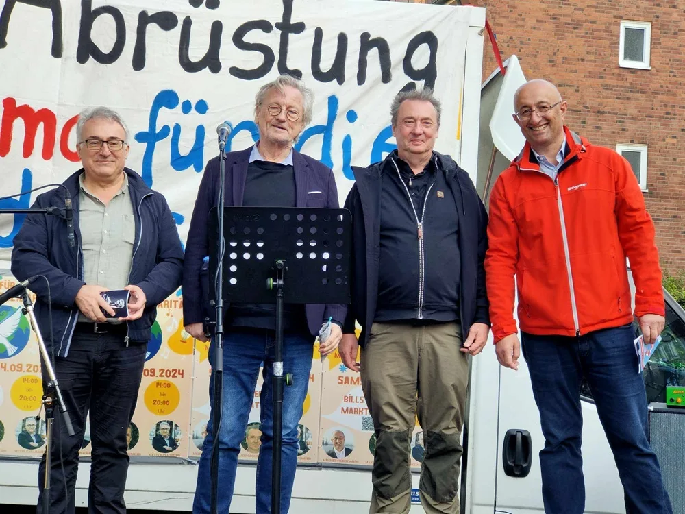 Savaşlara ve Göçmen Krizine Karşı Hamburg’da Birlik Mesajı Verildi