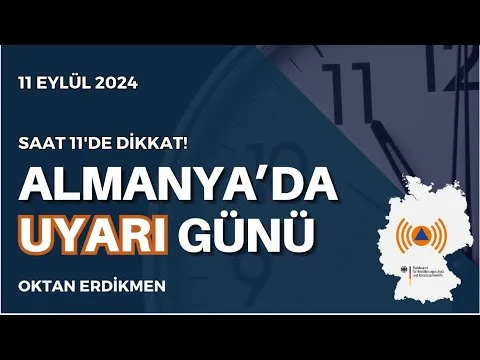 Almanya’da uyarı günü: Sirenler çalacak