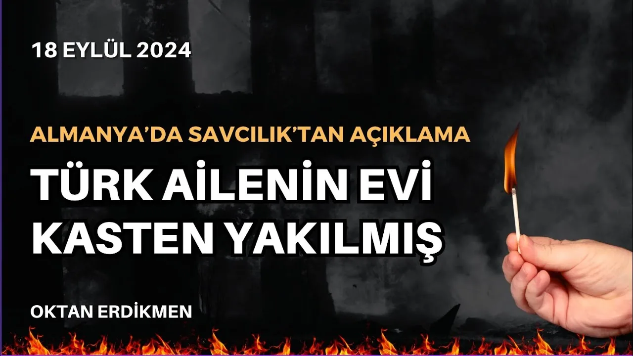 Berlin’deki yangın kundaklama çıktı