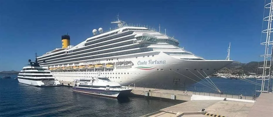 Bodrum’a iki kruvaziyerle 2 bin 881 yolcu geldi