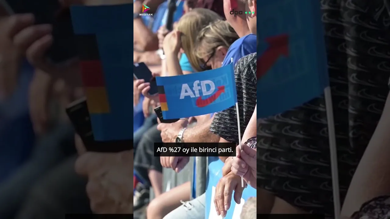 Brandenburg’da AfD oylarını artırıyor.