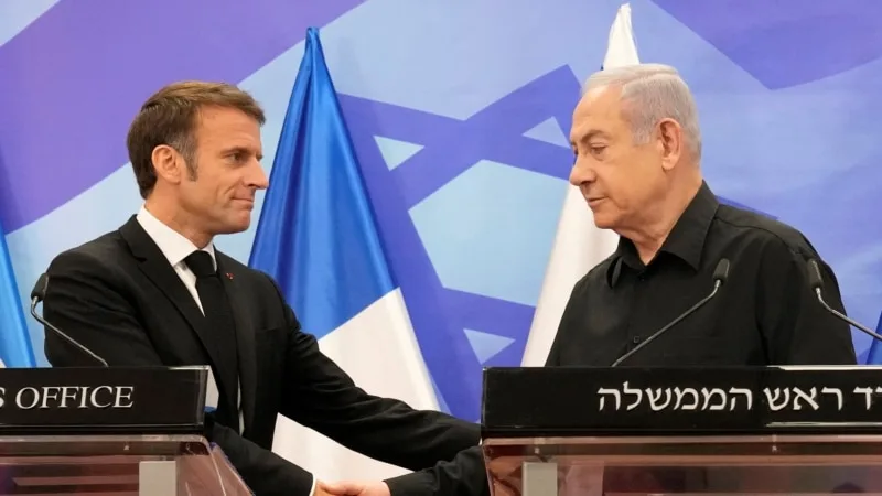 Macron ve Netanyahu telefonda görüştü