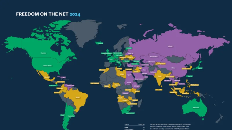 Türkiye, Freedom House’un raporunda bu yıl da “internetin özgür olmadığı ülkeler” arasında kaldı