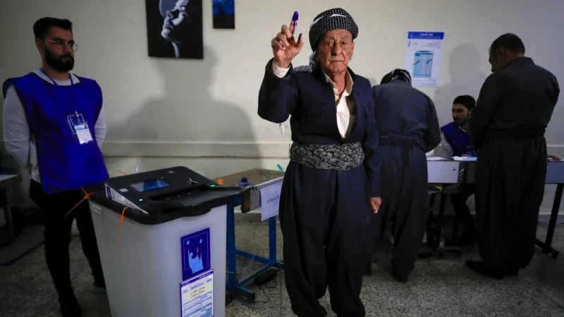 Irak Kürt Bölgesel Yönetimi seçimlerinde Kürdistan Demokrat Partisi ilk sırada
