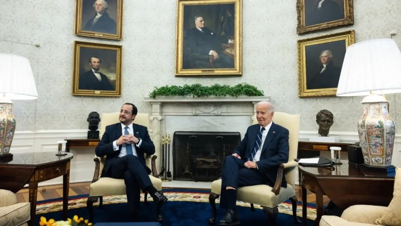 Biden Güney Kıbrıs Lideri Nikos Hristodulidis’i Beyaz Saray’da ağırladı