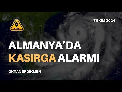 Almanya’da kasırga alarmı
