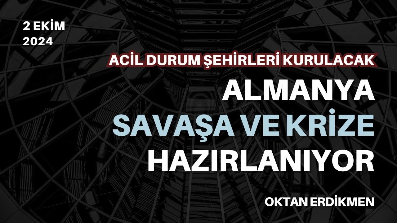 Almanya’da savaşa ve krize hazırlık