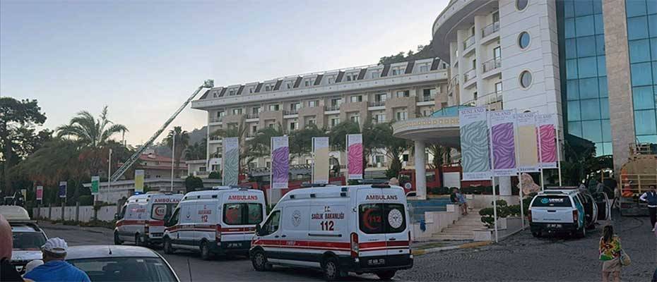 Otelde çıkan yangın kontrol altına alındı