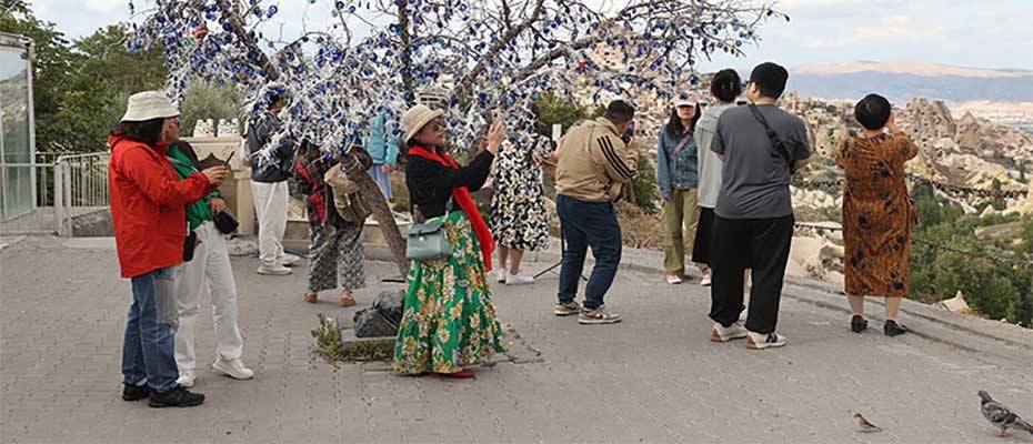 Çinlilerin milli bayram tatilinde Kapadokya’yı tercih etmesi işletmeleri sevindirdi