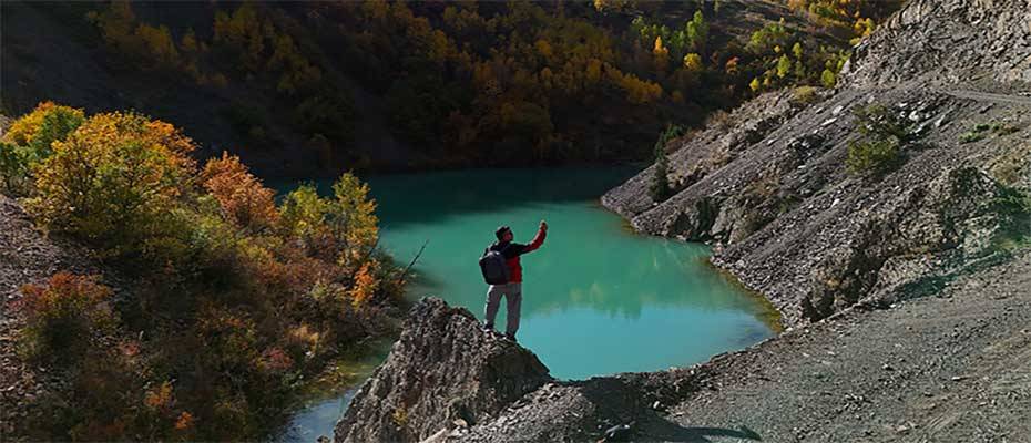 Kop Dağı’ndaki vadilerde sonbahar güzelliği yaşanıyor