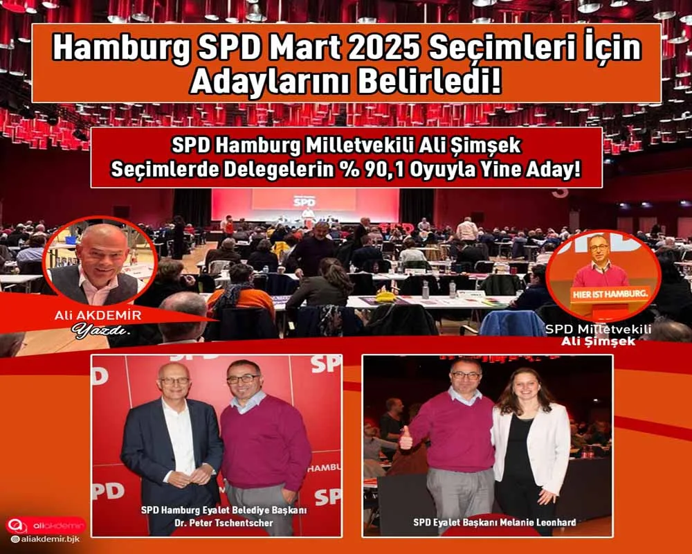 Hamburg SPD Mart 2025 Seçimleri İçin Adaylarını Belirledi