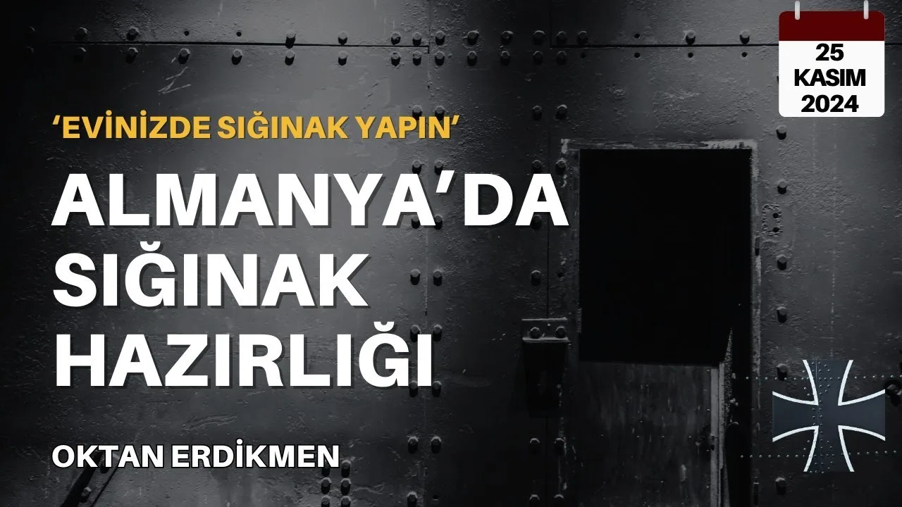 Almanya’da sığınak hazırlığı