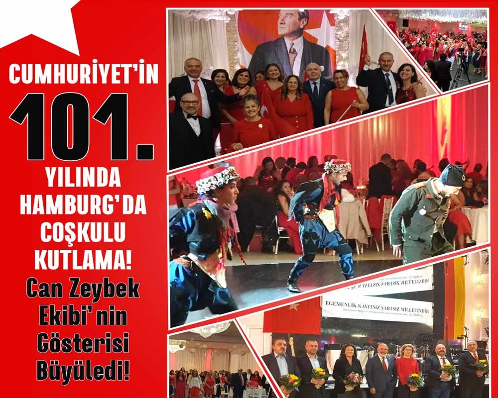 Hamburg ADD`den Coşkulu 101. Cumhuriyet Bayramı Kutlaması!