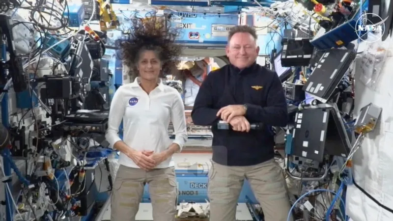 Bir haftalığına uzaya gidip mahsur kalan NASA astronotları uzayda altıncı ayı doldurdu