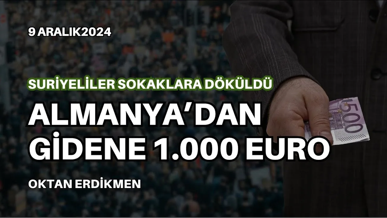 Almanya: Giden mülteciye bin avro
