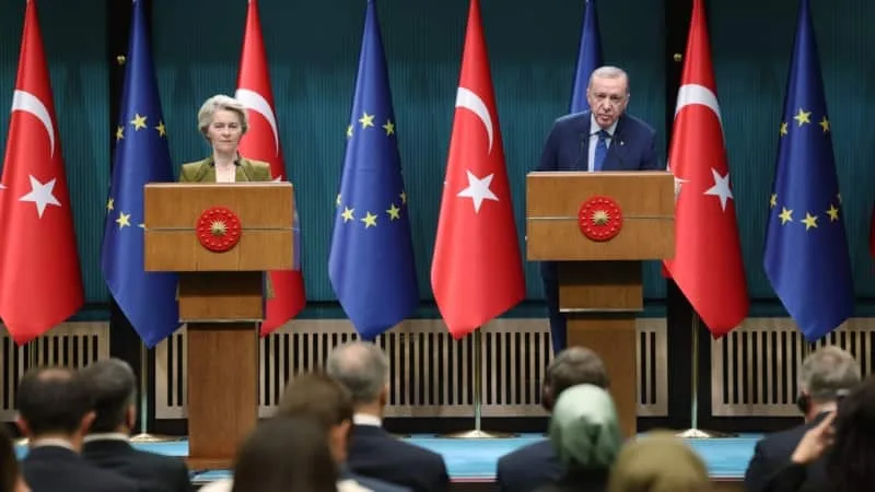 Erdoğan ve Ursula von der Leyen, terörle mücadele ve toprak bütünlüğü mesajı verdi