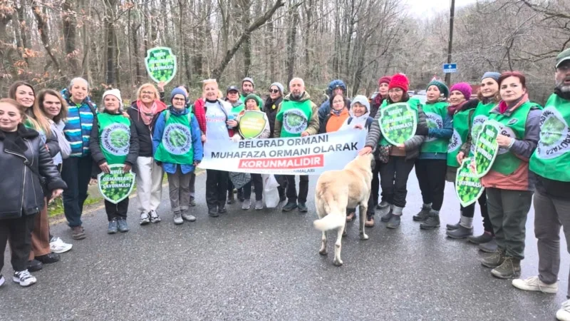 Belgrad Ormanı’nın “muhafaza ormanı” statüsünün devam etmesi için eylem