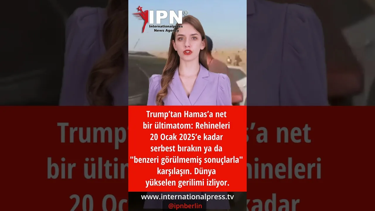 Trump’tan Hamas’a tehdit  Rehineleri Ocak’a kadar serbest bırakın