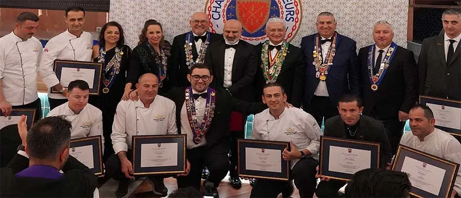 Chaine des Rotisseurs Antalya Yılsonu Gala yemeği Gloria Serenity Hotel’de gerçekleşti
