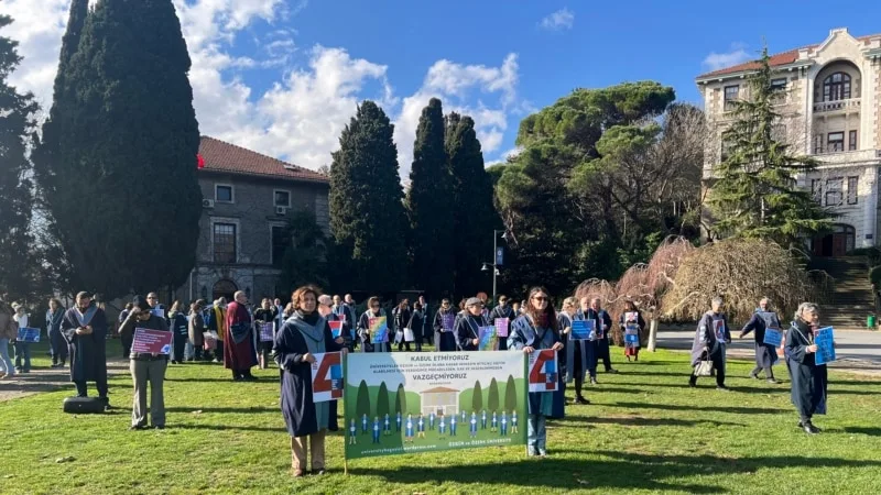Boğaziçi Üniversitesi’nde kayyum protestosu beşinci yılına girdi
