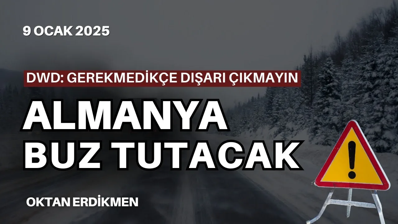 Almanya’ya buz ve don geliyor