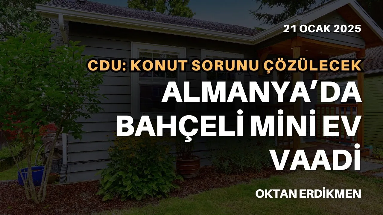 Almanya’da bahçeli mini evler geliyor