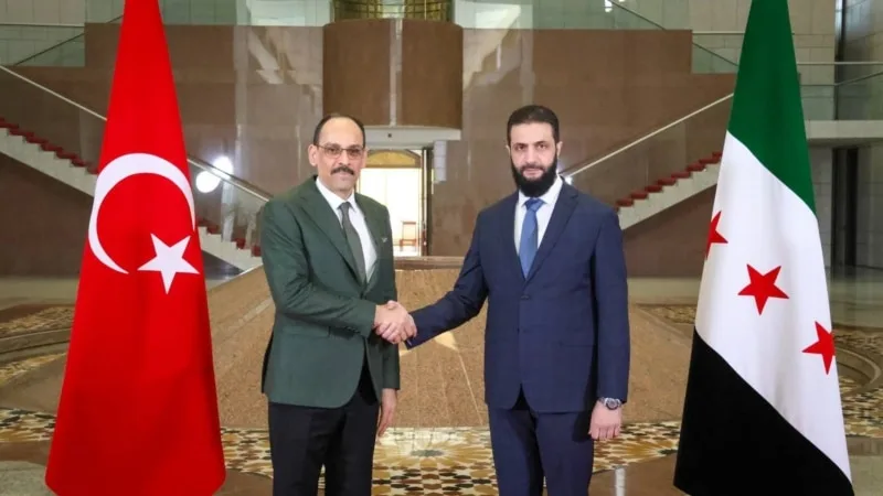 MİT Başkanı Kalın Şam’da Ahmed el-Şara ile görüştü 