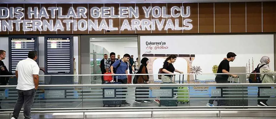 Çukurova Uluslararası Havalimanı 5 ayda 2 milyondan fazla yolcuya hizmet verdi