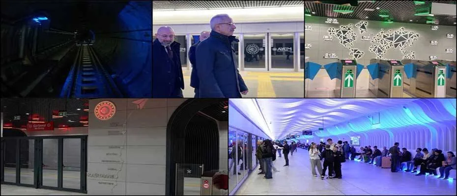 Gayrettepe-İstanbul Havalimanı-Arnavutköy Metro Hattı’nda 15,7 milyon yolcu taşındı