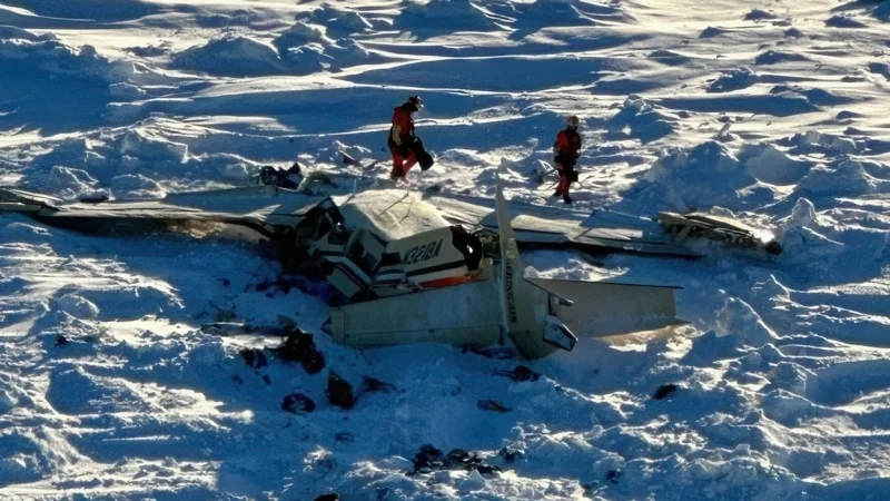 Alaska’da düşen uçağın enkazına ulaşıldı: 10 ölü