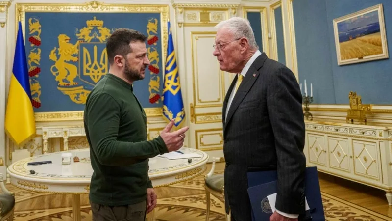 ABD Özel Temsilcisi Kellogg Zelenski ile Kiev’de görüştü