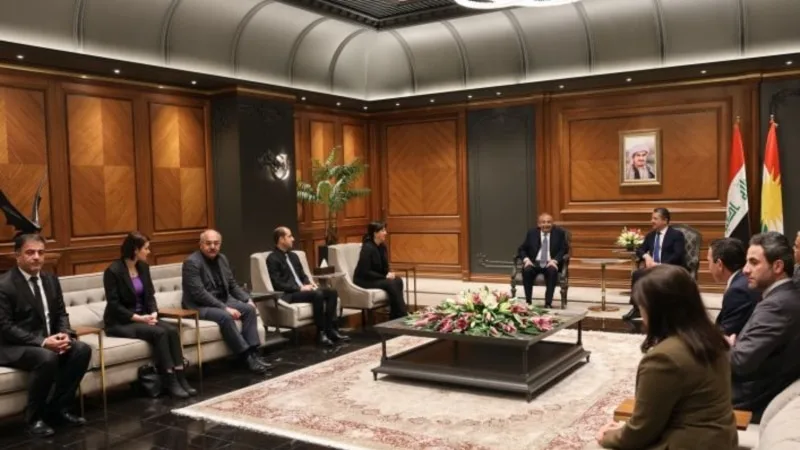 DEM Parti heyeti Erbil’de çözümü tartışırken HÜDA-PAR sürece ‘sabotaj’ uyarısı yaptı 