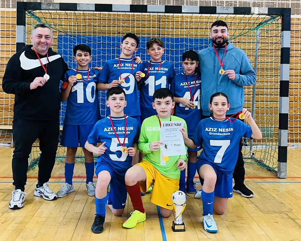Berlin Aziz Nesin İlkokulu Sparki-Cup 2025 Şampiyonu Oldu!