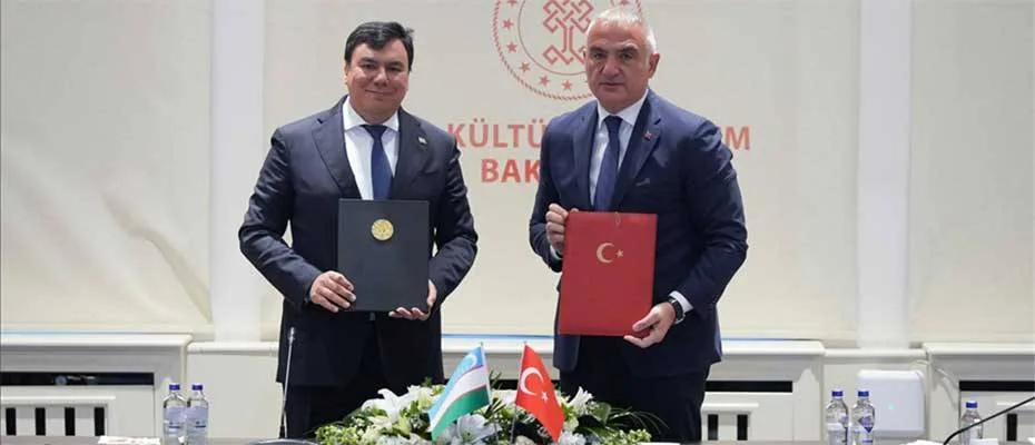 Türkiye ile Özbekistan arasında turizm alanında niyet protokolü imzalandı