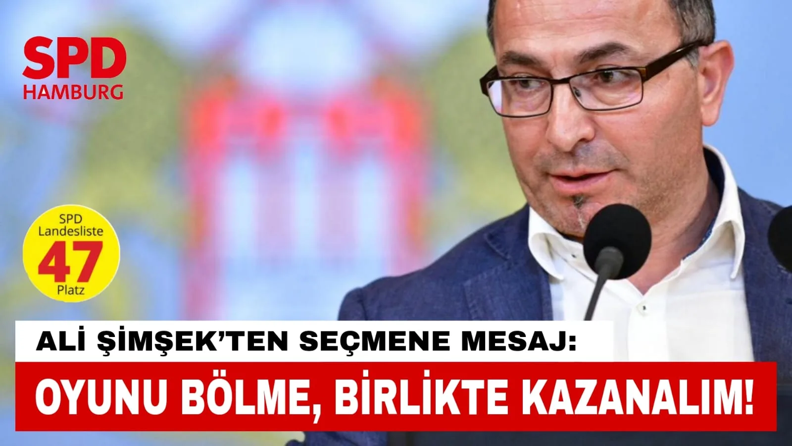 Ali Şimşek: Oyunuzu bölmeyin, birlikte kazanalım!