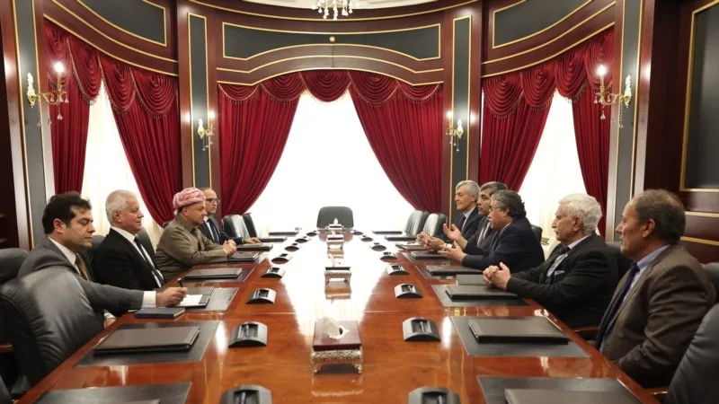 Mesut Barzani Türkiye’deki Kürt partileriyle biraraya geldi