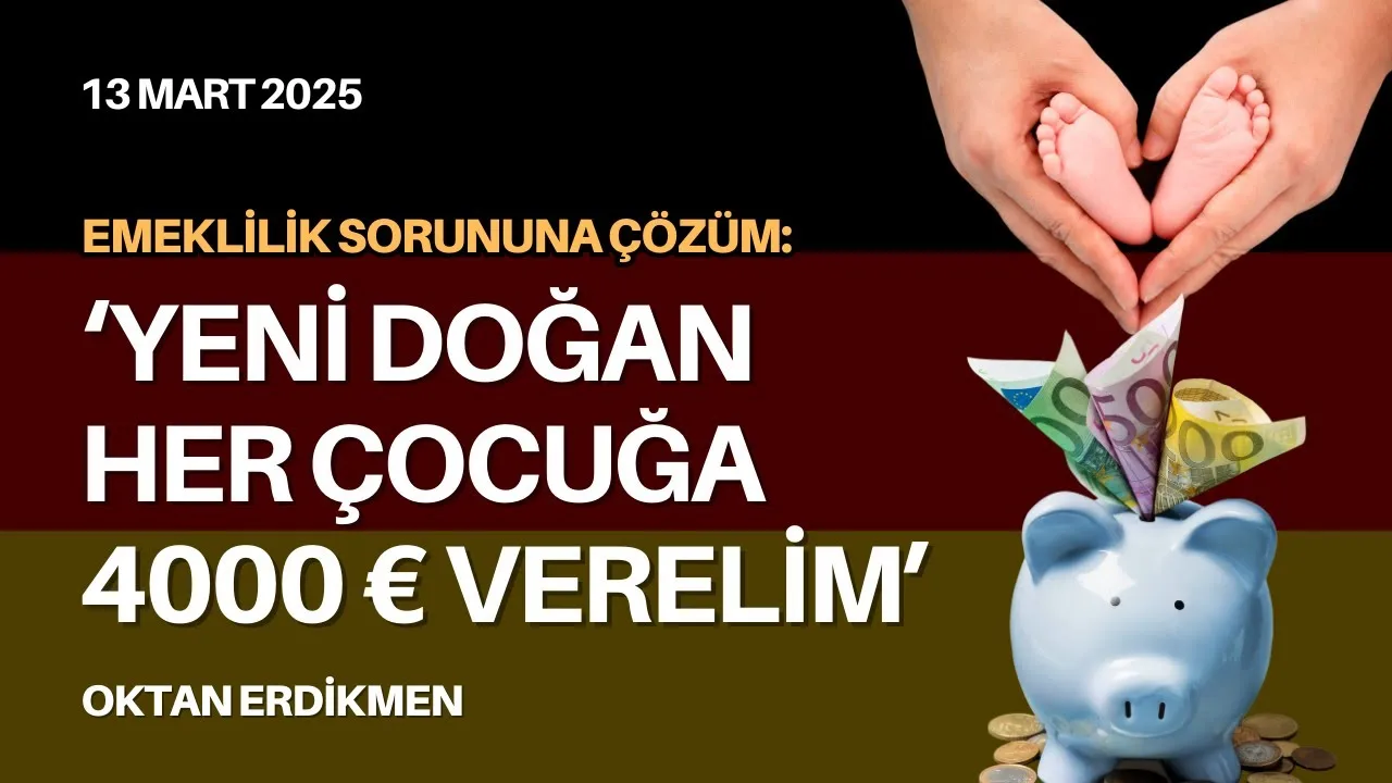 Almanya’da çocuk başına 4 bin € önerisi
