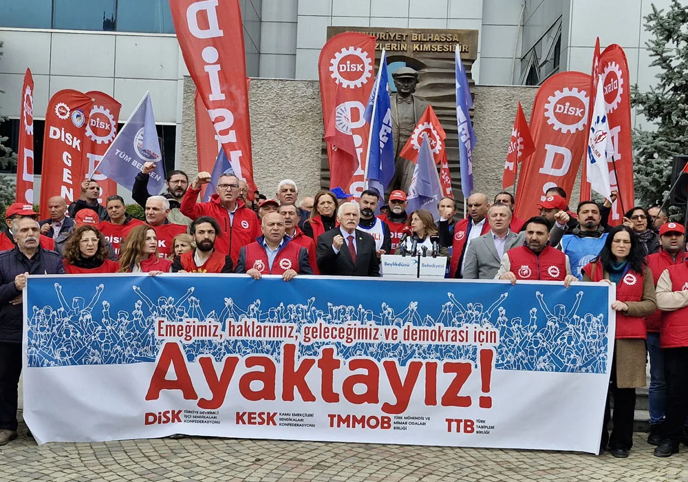 DİSK ve KESK’ten Büyük Demokrasi Mitingi