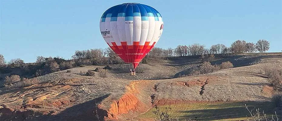 Frigya’da sıcak hava balonu uçuşları artıyor