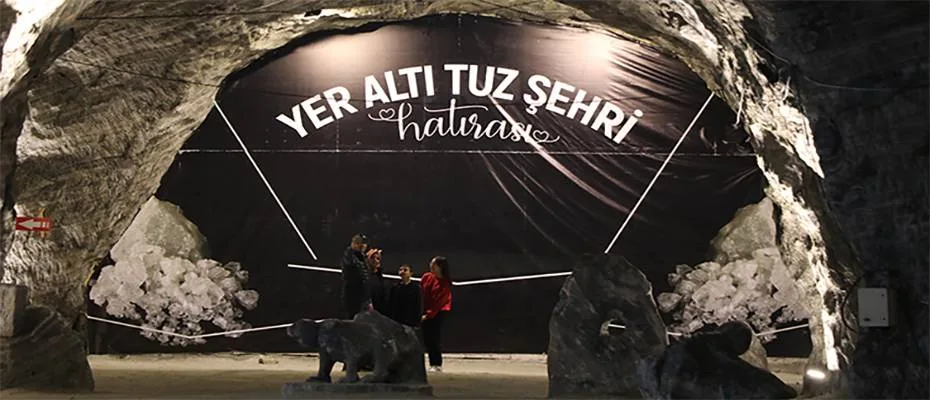 Çankırı’daki Yer Altı Tuz Şehri bayram tatilinde ziyaretçilerle doldu