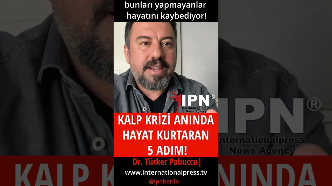 KALP KRİZİ ANINDA HAYAT KURTARAN 5 ADIM! Kalp krizi