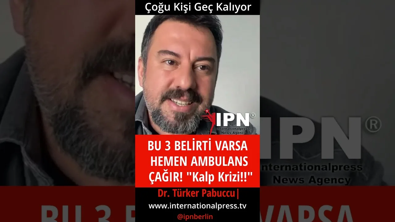 “KALP KRİZİ” BU 3 BELİRTİ VARSA HEMEN AMBULANS ÇAĞIR!