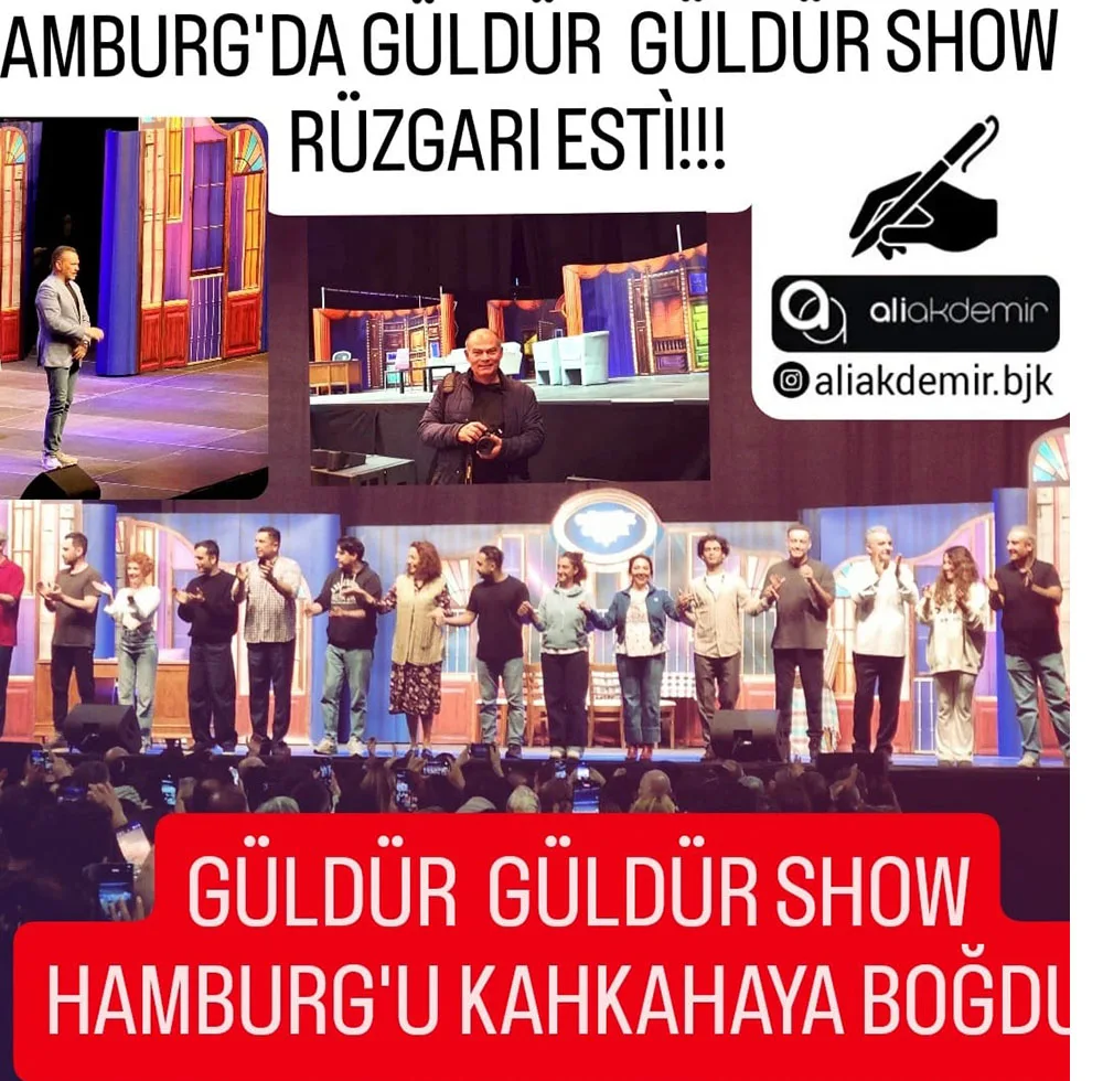 HAMBURG’DA GÜLDÜR GÜLDÜR SHOW RÜZGARI ESTİ