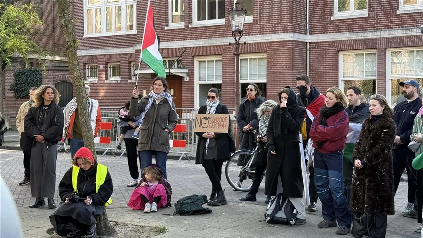 Avrupa’da, İsrail’in Gazze’deki soykırımı protesto edildi