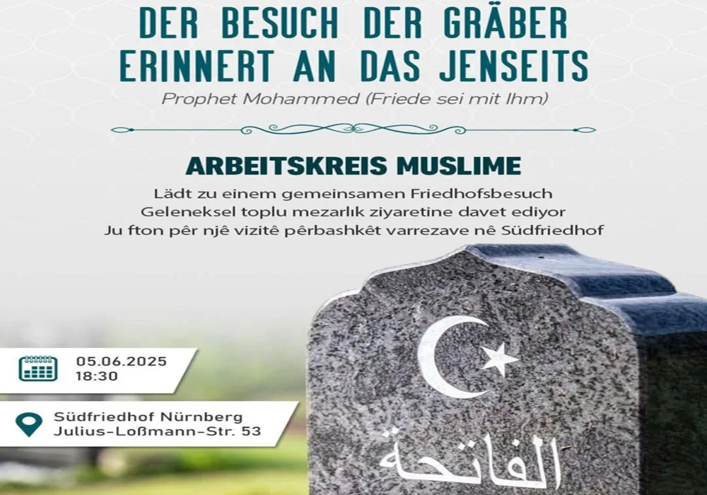 Nürnberg ve Fürth’de Müslüman kabristanları ziyaret edilecek