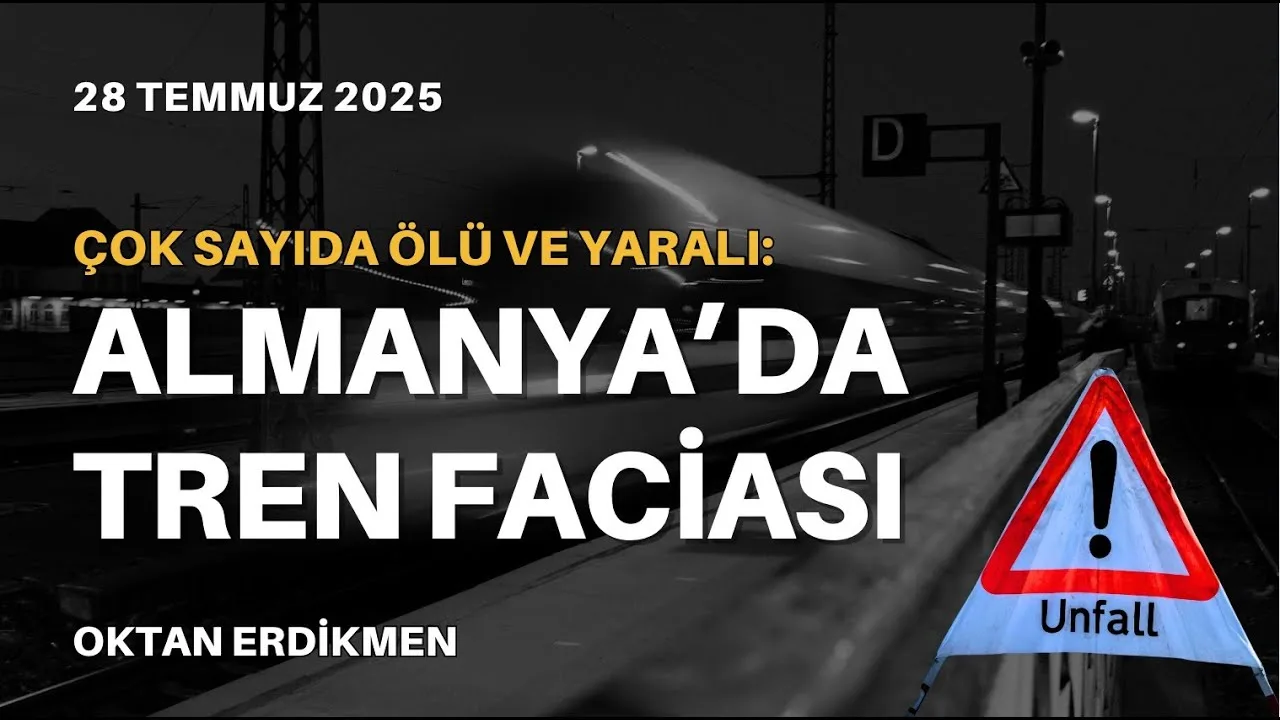 Almanya’da tren faciası: 3 ölü, 50 yaralı