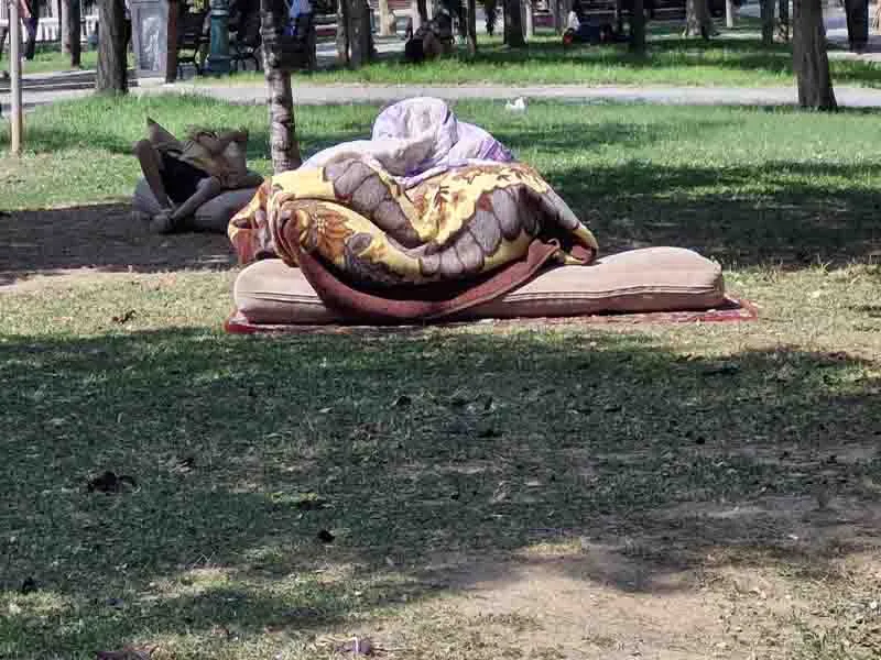 Gezi Parkı Sokakta Yaşayan Gençlerin Sığınağı Haline Geldi