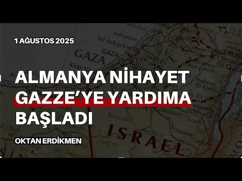 Almanya, Gazze’ye yardıma başladı